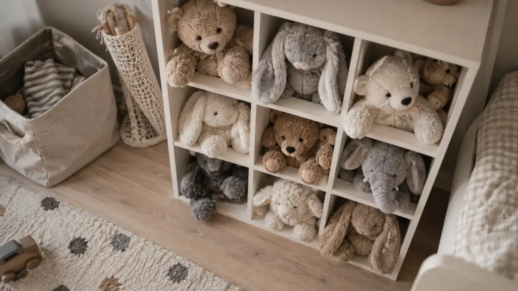 Rangement doudous : gagner de la place sans compliquer l’accès des enfants