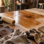 Vernir un meuble en bois : application de 3 couches fines sans traces