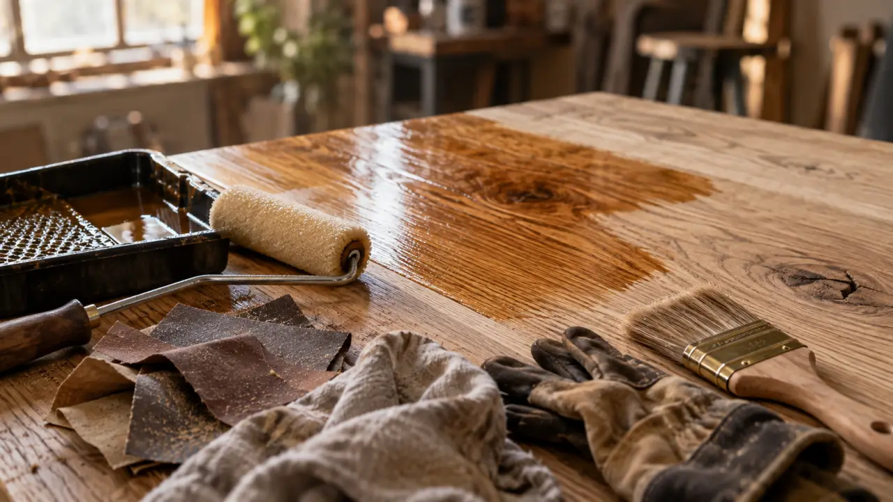 Vernir un meuble en bois : application de 3 couches fines sans traces