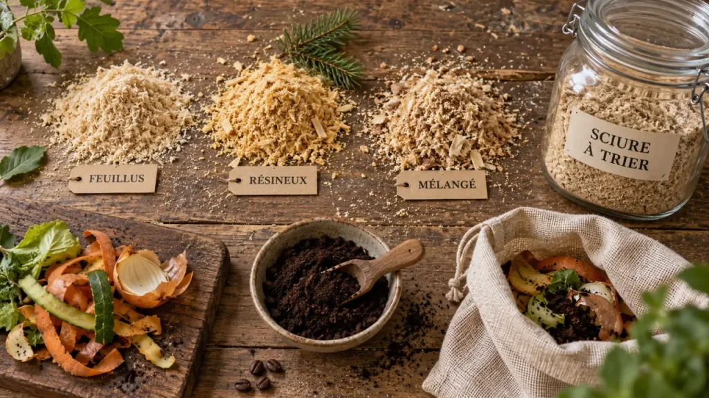 Sciure de bois : le bon tri pour le jardin, les animaux et le fumoir
